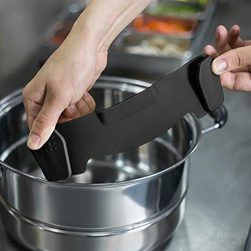 AUOON Clip On Strainer Silicone for All Pots and Pans, Pasta Strainer Clip on Food Strainer for Meat Vegetables Fruit Silicone Kitchen Colander AUOON Clip On Strainer Silicone for All Pots and Pans, Pasta Strainer Clip on Food Strainer for Meat Vegetables Fruit Silicone Kitchen Colander