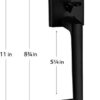 Berlin Modisch Single Cylinder HandleSet with Lever Door Handle (for Entrance and Front Door) Reversible for Right and Left Handed deadbolt Handle...