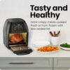 CHEFMAN Multifunctional Digital Air Fryer+ Rotisserie, Dehydrator, Convection Oven, 17 Touch Screen Presets Fry, Roast, Dehydrate, Bake, XL 10L...