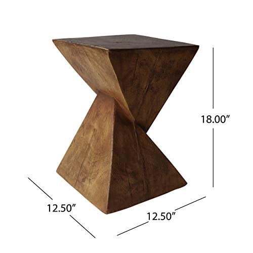 Christopher Knight Home Jerod Light-Weight Concrete Accent Table, Natural
