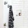 DGYB Suction Cup Hooks for Shower Set of 2 Brushed Nickel Towel Hooks for Bathrooms SUS 304 Stainless Steel Shower Hooks for Loofah 15 Lb Bathroom...