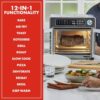 Emeril Lagasse Extra Large French Door Air Fryer Toaster Oven Combo, 24 Cooking Functions and Digital Controls, 7 Accessories Included, Stainless...