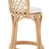 Kouboo Rattan Criss-Cross Height Counter Stool - Modern Stool with Back, Stools for Kitchen Counter Perfect for Cafes & Home Decor, Kitchen &...