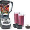 Ninja BL660 Professional Compact Smoothie & Food Processing Blender, 1100-Watts, 3 Functions -for Frozen Drinks, Smoothies, Sauces, & More, 72-oz.*...