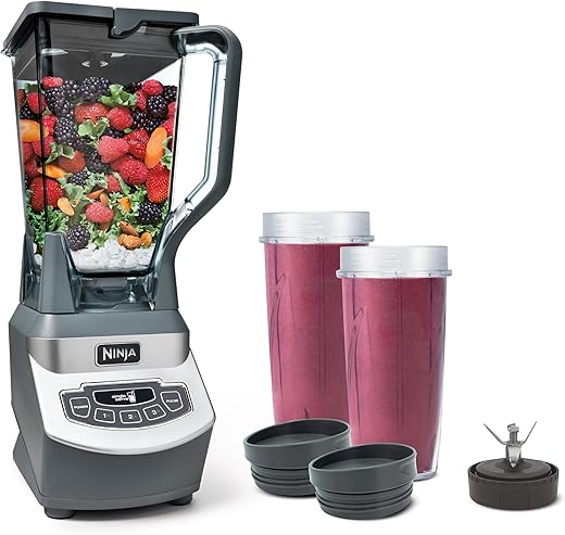 Ninja BL660 Professional Compact Smoothie & Food Processing Blender, 1100-Watts, 3 Functions -for Frozen Drinks, Smoothies, Sauces, & More, 72-oz.*... Ninja BL660 Professional Compact Smoothie & Food Processing Blender, 1100-Watts, 3 Functions -for Frozen Drinks, Smoothies, Sauces, & More, 72-oz.*...