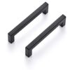 Ravinte 30 Pack 5 Inch Kitchen Square Cabinet Handles Matte Black Pulls Drawer Hardware for Cabinets Cupboard