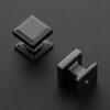 Ravinte 30 Pack Matte Black Square Kitchen Cabinet Knobs,Zinc Solid Drawer Pulls,Farmouse Cabinet Handles for Cupboard, Dresser, Closet and...