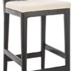 SAFAVIEH Darin Barstool, Black/White