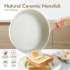 SENSARTE Nonstick Ceramic Cookware Set 13-Piece, Healthy Pots and Pans Set, Non-toxic Kitchen Cooking Set with Stay-Cool Handles, Silicone Tools...