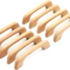 WEICHUAN 10PCS Wood Unfinished Drawer Knobs Pulls Handles - Replacement Kitchen Cabinets Furniture Dresser Wardrobe Cupboard Drawer Pulls...