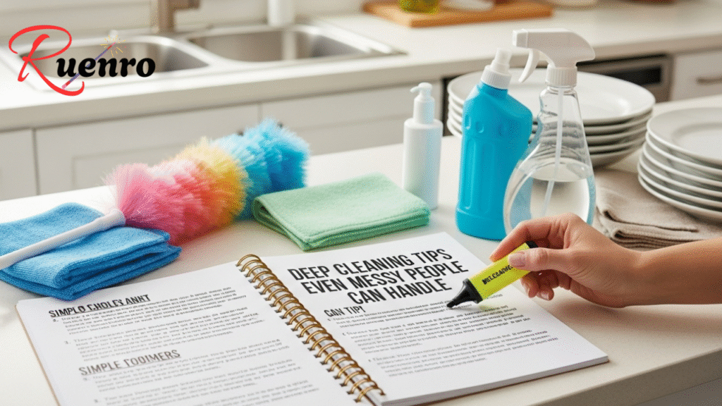 Deep Cleaning Tips Even Messy People Can Handle