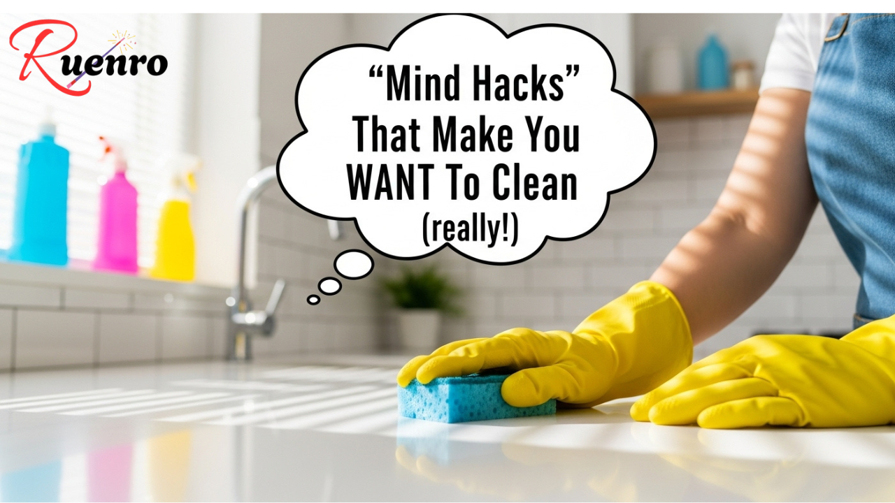 Cleaning “Mind Hacks” That Make You WANT To Clean (Really!)