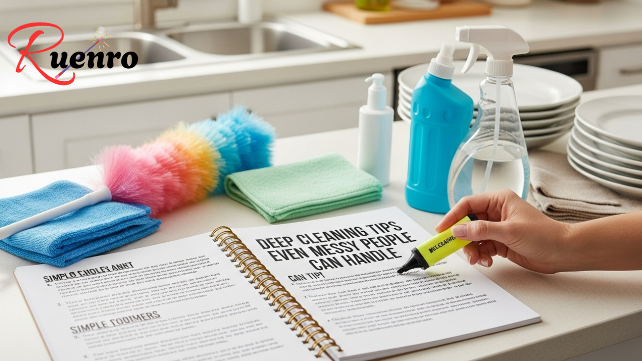 Deep Cleaning Tips Even Messy People Can Handle