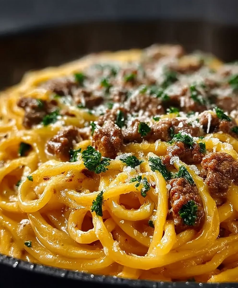 30-Minute Beef and Garlic Butter Pasta – Quick Weeknight Dinner