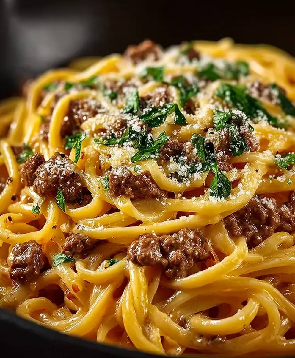 30-Minute Beef and Garlic Butter Pasta – Quick Weeknight Dinner image 2