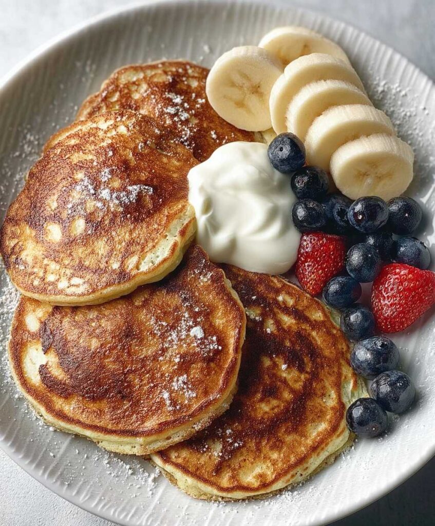 3-Ingredient Protein Powder Pancakes