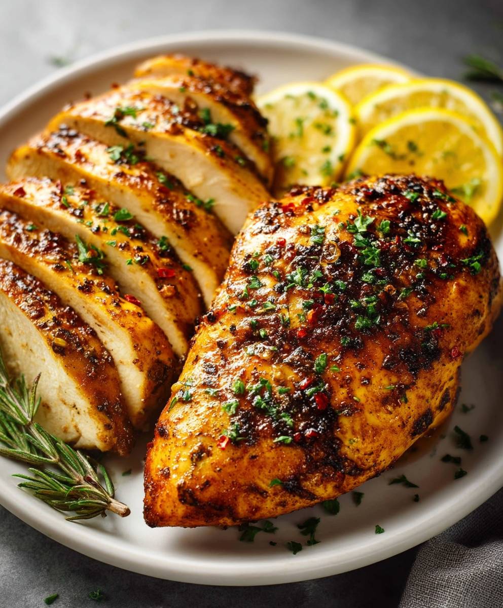 Air Fryer Chicken Breast Recipe | Tender Juicy Healthy Dinner image 2