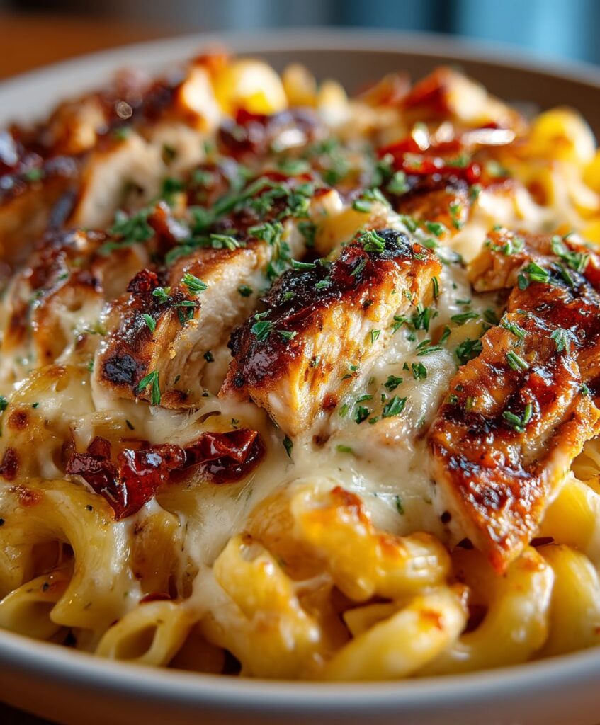 BBQ Chicken Mac and Cheese