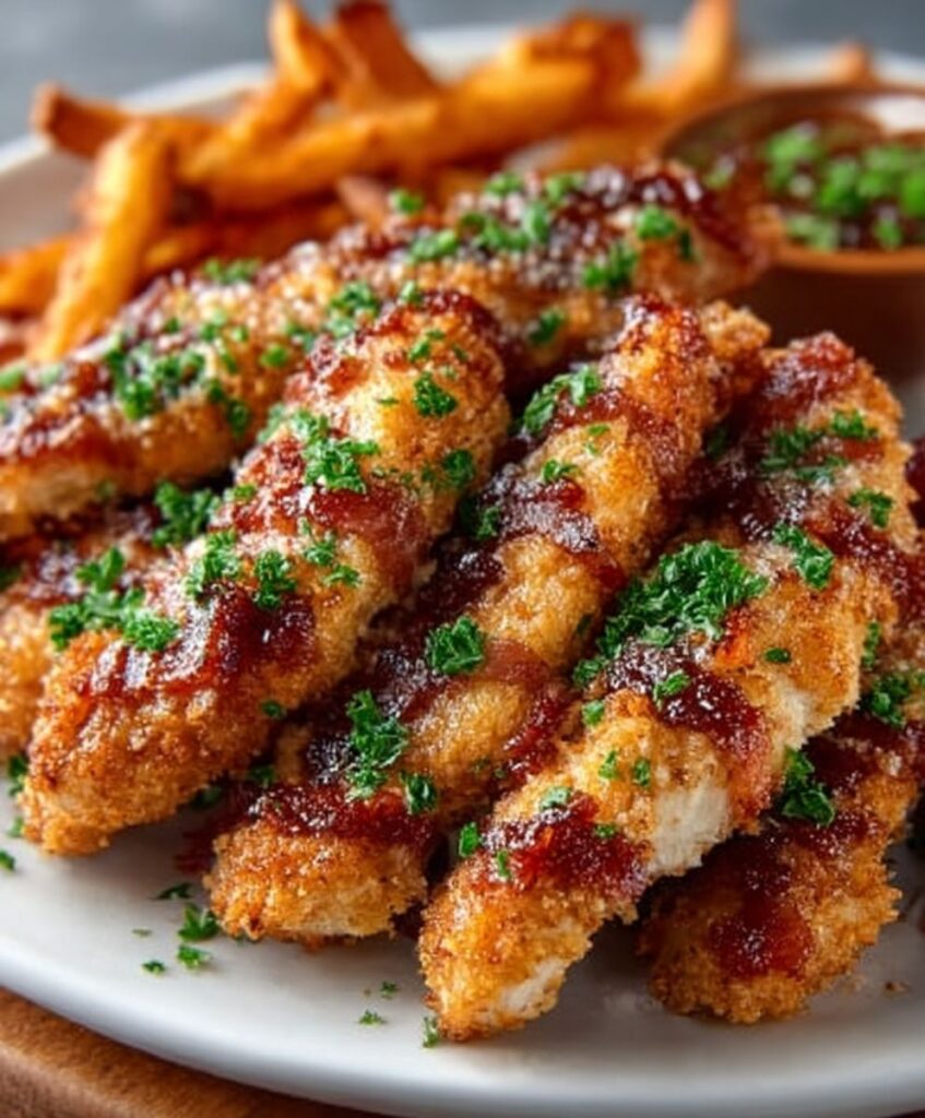 Beef Bacon Brown Sugar Chicken Tenders