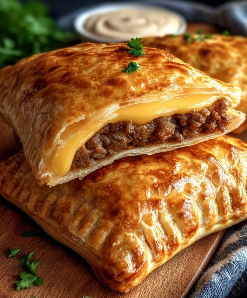 Cheeseburger Hot Pockets