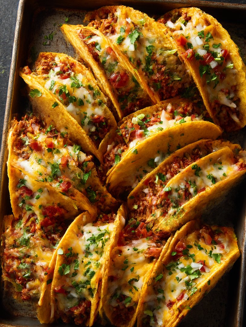 Cheesy Oven-Baked Tacos