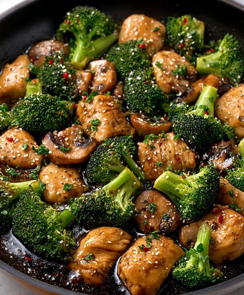 Chicken, Broccoli & Mushroom Stir-Fry: A Quick & Healthy Dinner Recipe You’ll Love!