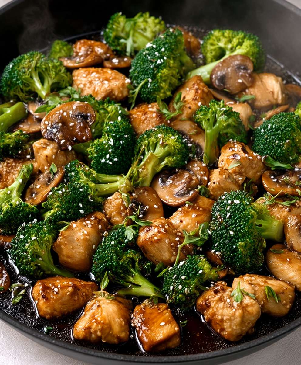 Chicken, Broccoli & Mushroom Stir-Fry: A Quick & Healthy Dinner Recipe You’ll Love! image 2