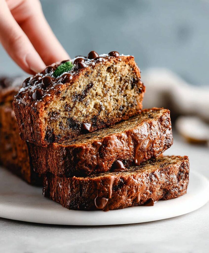 Chocolate Chip Banana Bread | Moist Bakery-Style Loaf