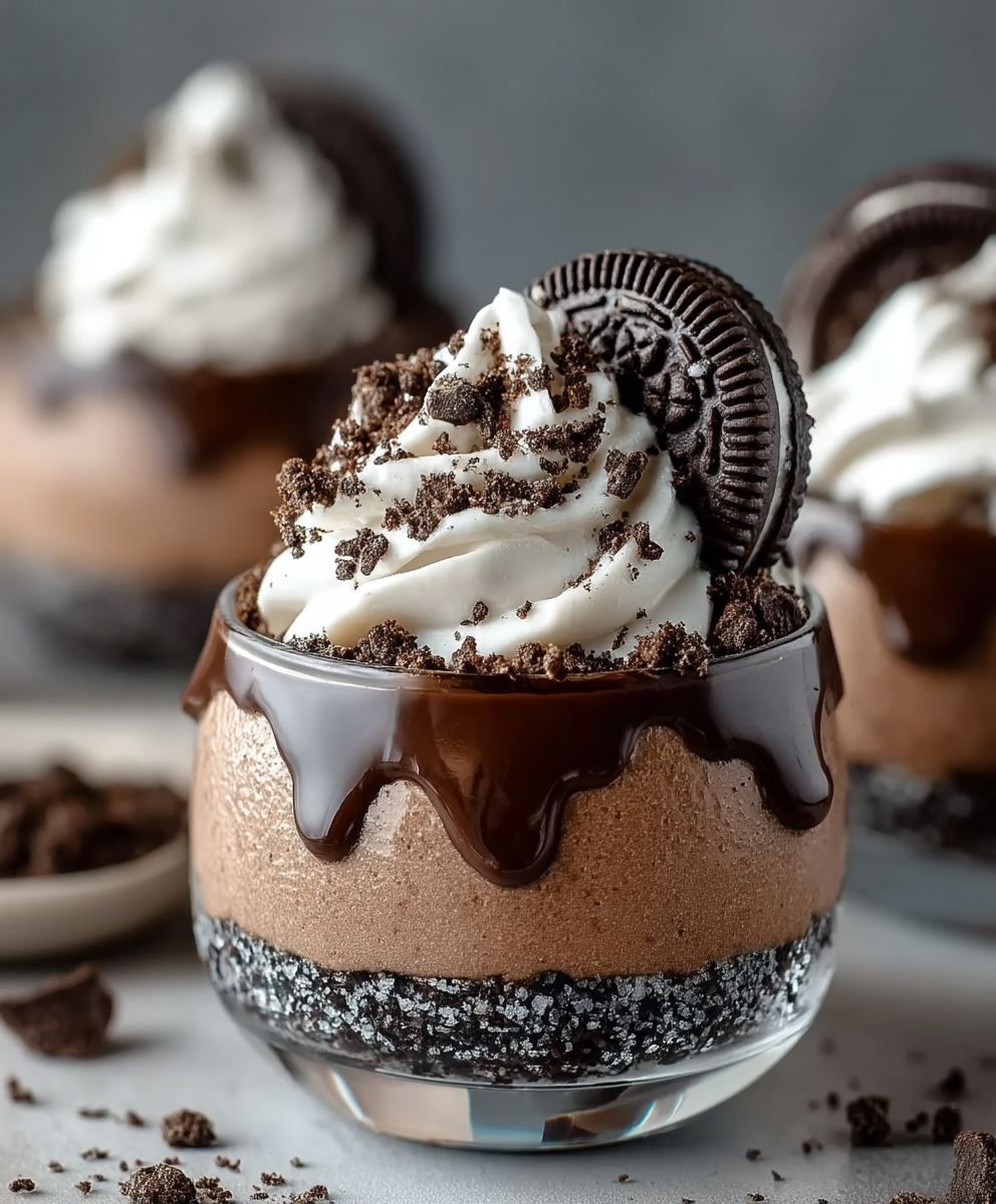 Creamy No-Bake Oreo Mousse Cups – Easy Chocolate Dessert image 2