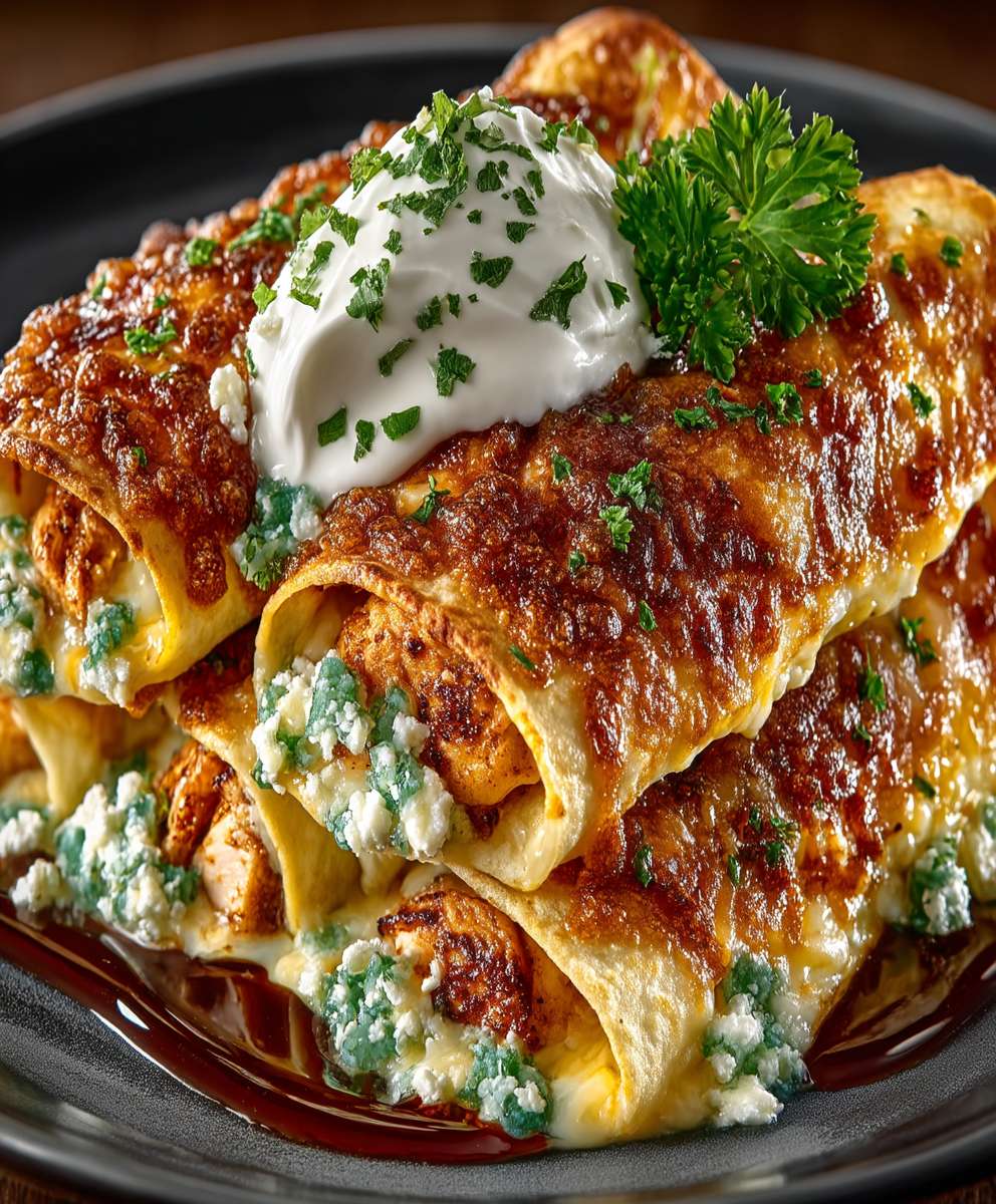 Creamy Queso Chicken Enchiladas – Effortless Family Dinner image 2