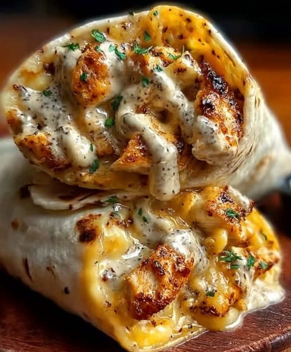 Crispy Chicken Turkey Bacon Ranch Wrap