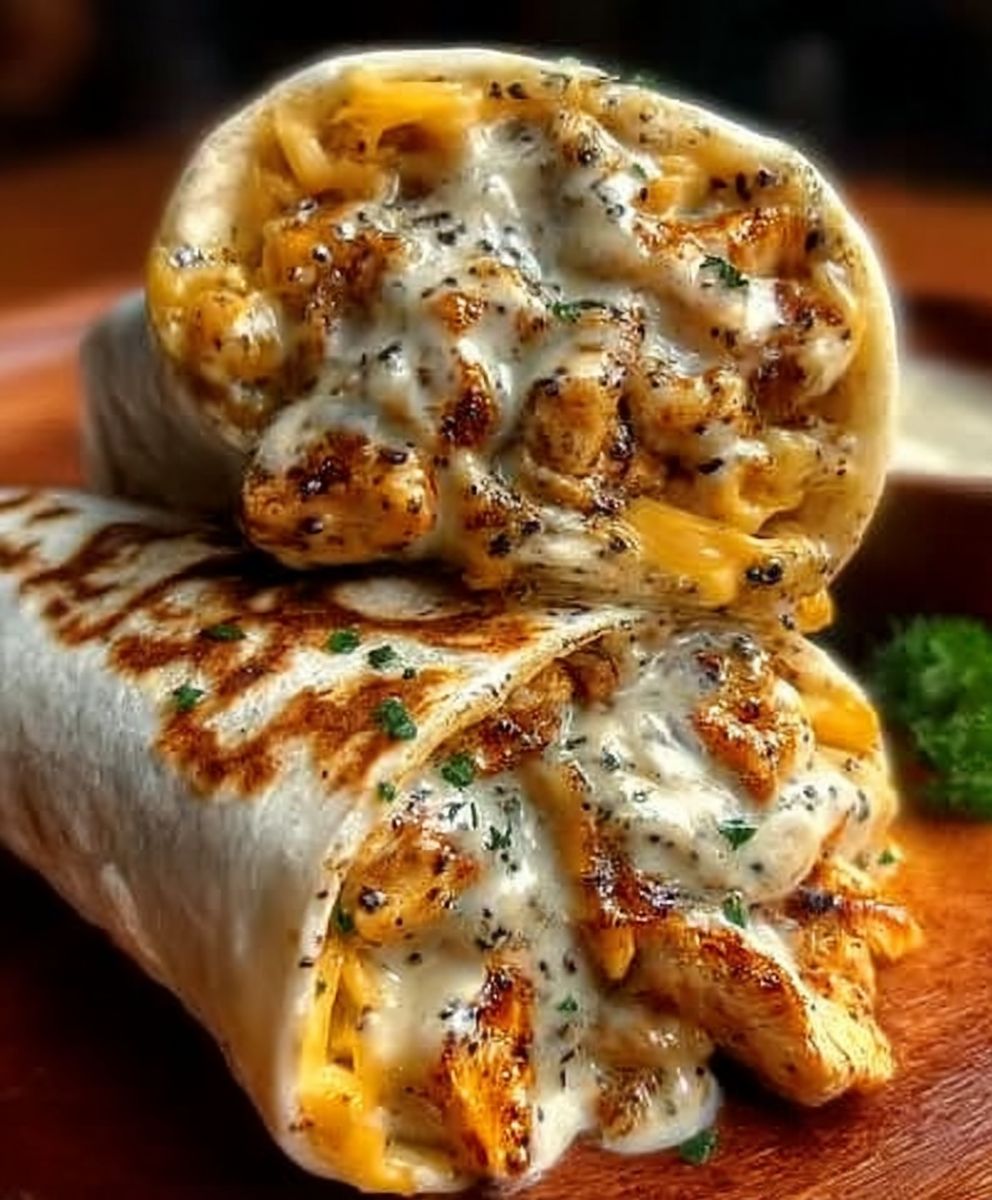 Crispy Chicken Turkey Bacon Ranch Wrap image 2