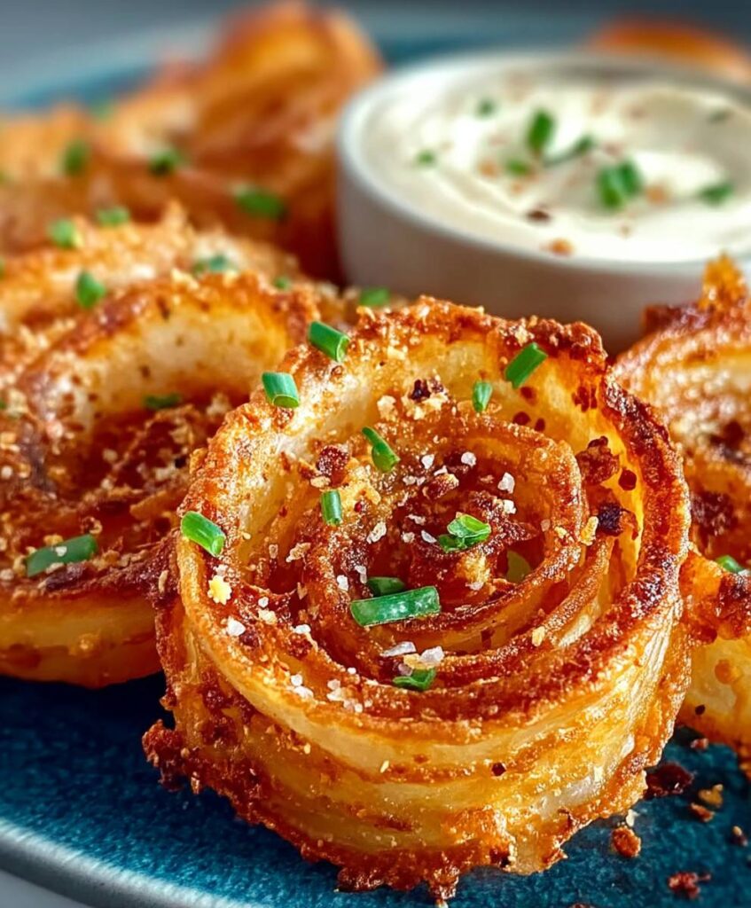 Crispy Keto Onion Rings | No Breadcrumbs No Frying Recipe