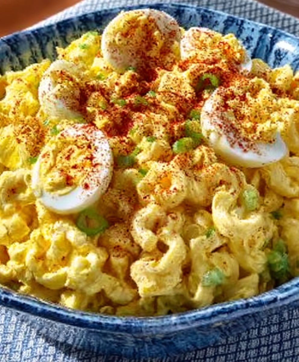 Deviled Egg Macaroni Salad
