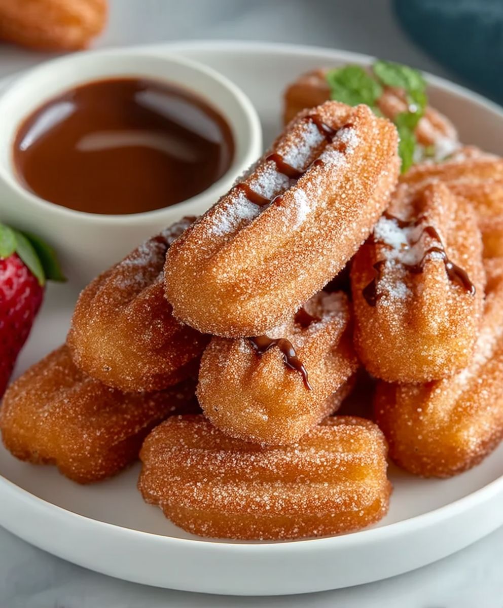 Easy Baked Churro Bites | Cinnamon Sugar Dessert Recipe