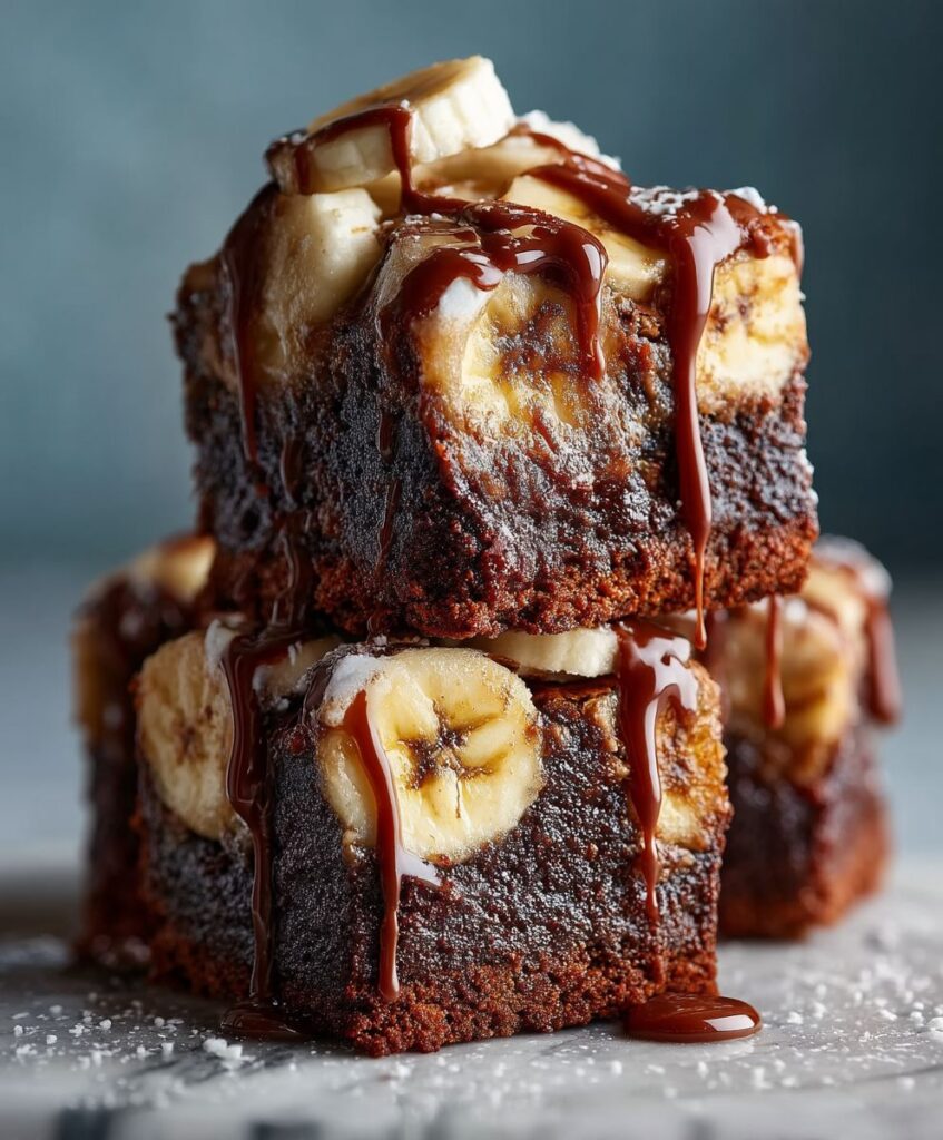 Easy Banana Bread Brownies | Simple Homemade Treat