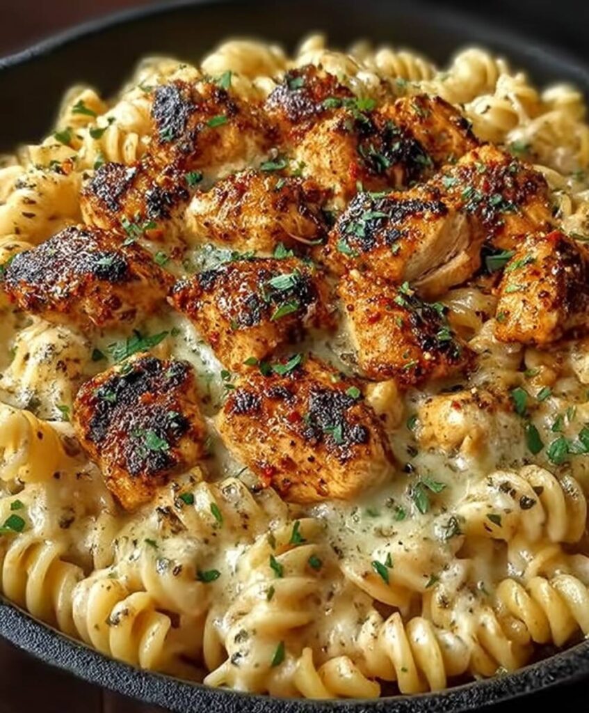 Easy Cheesy Cajun Chicken Rotini Skillet | Spicy, Quick & Delicious Dinner Idea