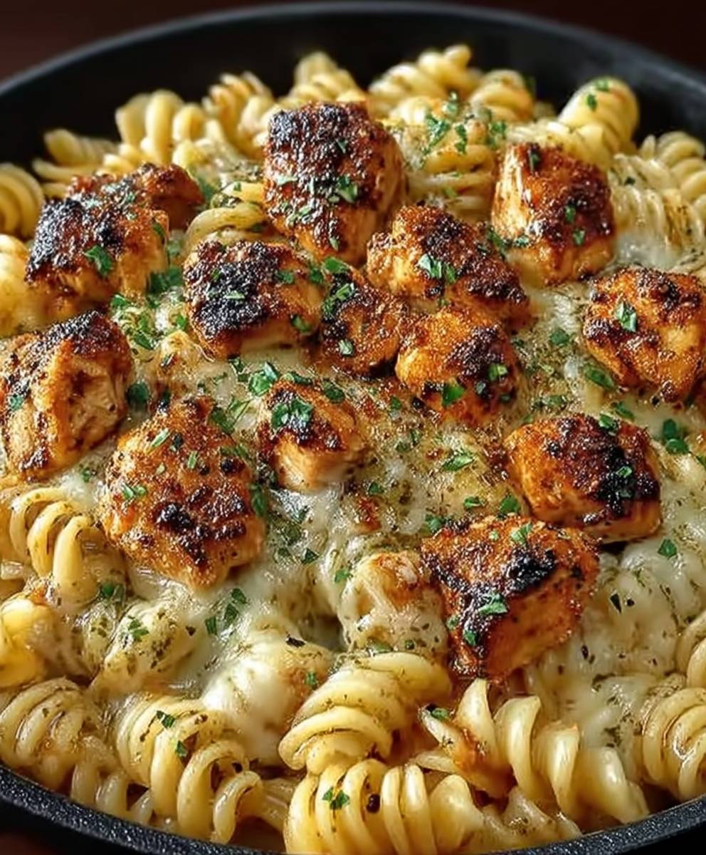 Easy Cheesy Cajun Chicken Rotini Skillet | Spicy, Quick & Delicious Dinner Idea image 2