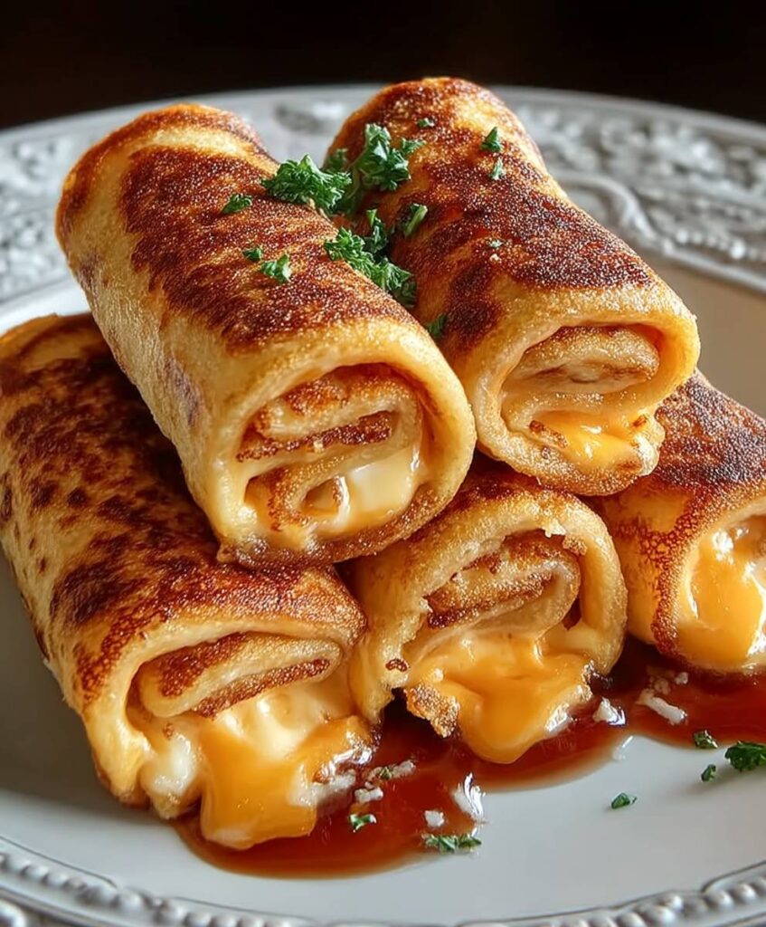 Easy Grilled Cheese Roll Ups Recipe
