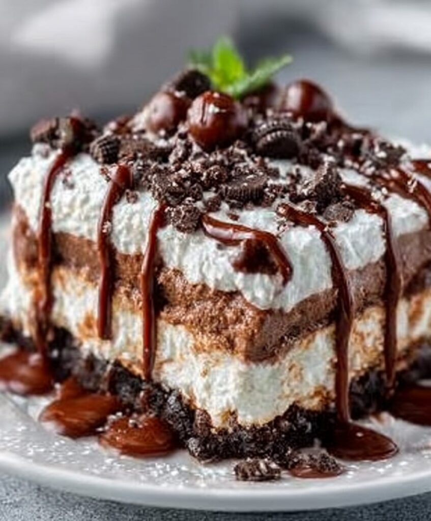 Easy No-Bake Chocolate Lasagna – Layered Dessert for Chocolate Lovers