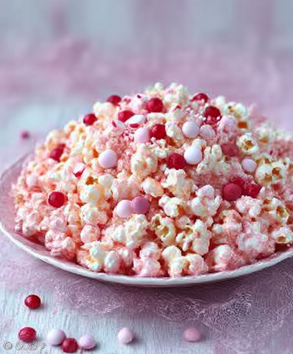 Easy Pink Popcorn Recipe for Valentine’s Day image 2