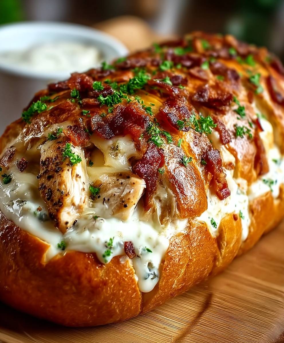 Easy and Cheesy Chicken Turkey Bacon Ranch Sandwich image 2