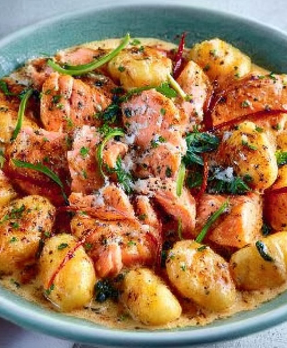 Healthy Smoked Salmon Gnocchi image 2