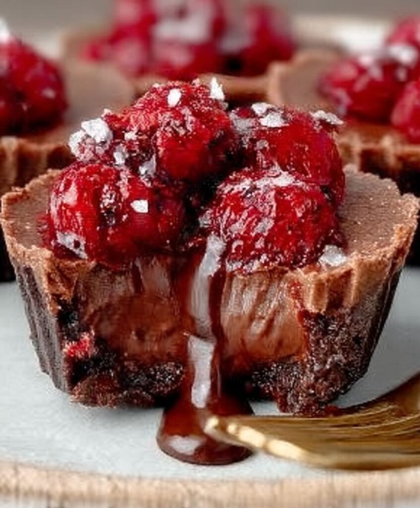 Marry Me No-Bake Raspberry Chocolate Mousse Cups – Romantic Dessert