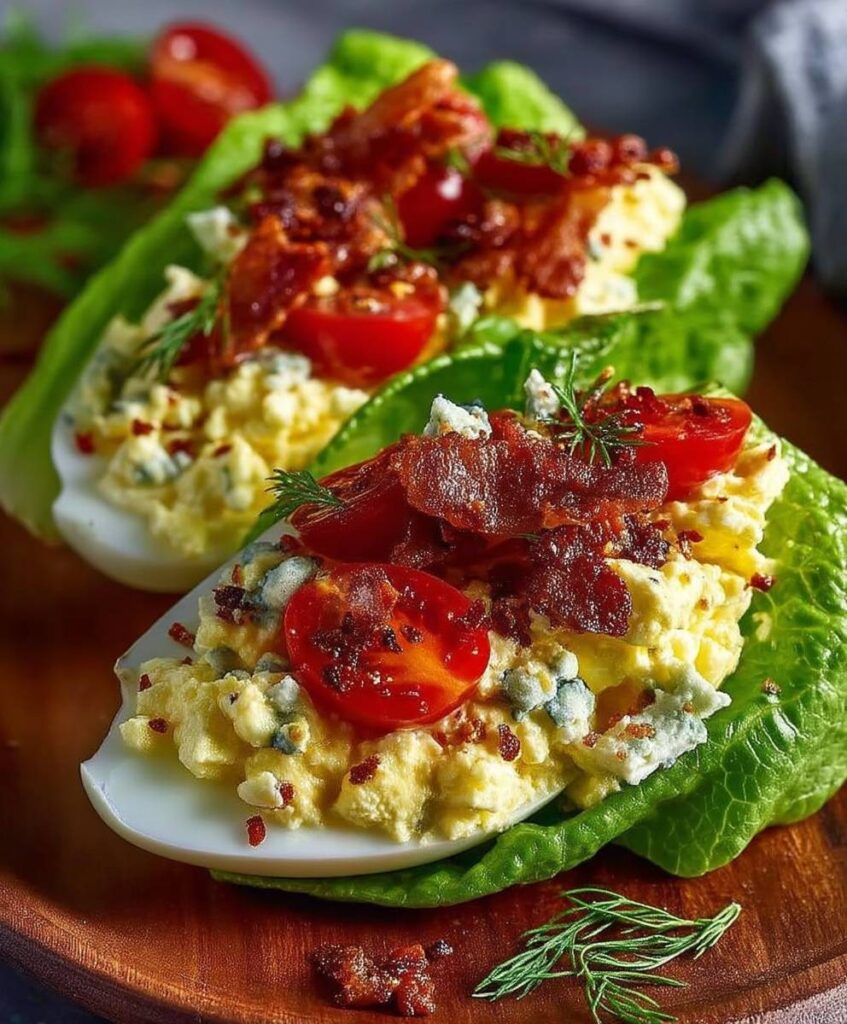Mediterranean Egg Salad Lettuce Wraps Ingredients