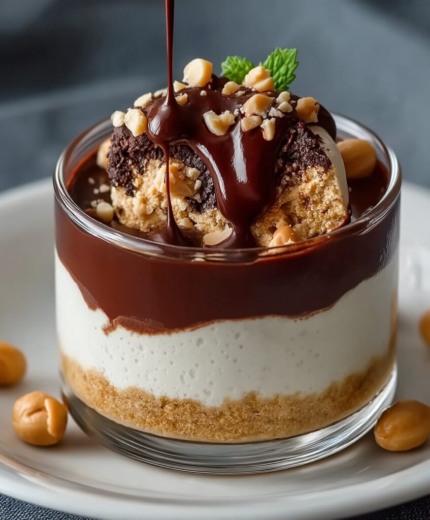 Peanut Butter Cup Cottage Cheese Mousse – High Protein Dessert