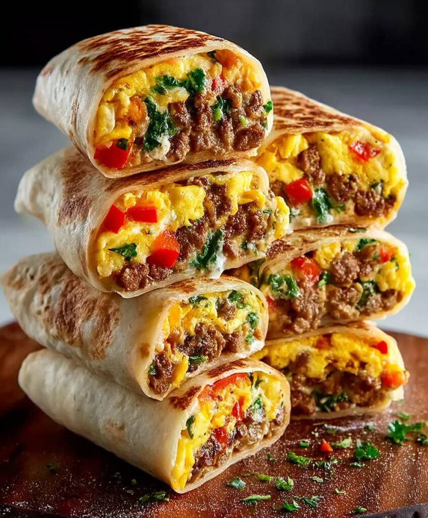 Protein-Packed Breakfast Burritos Ready to Freeze & Reheat