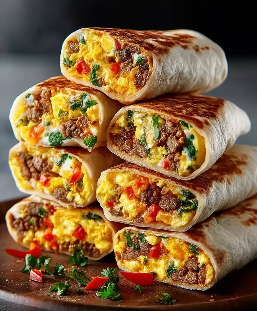 Protein-Packed Breakfast Burritos Ready to Freeze & Reheat image 2