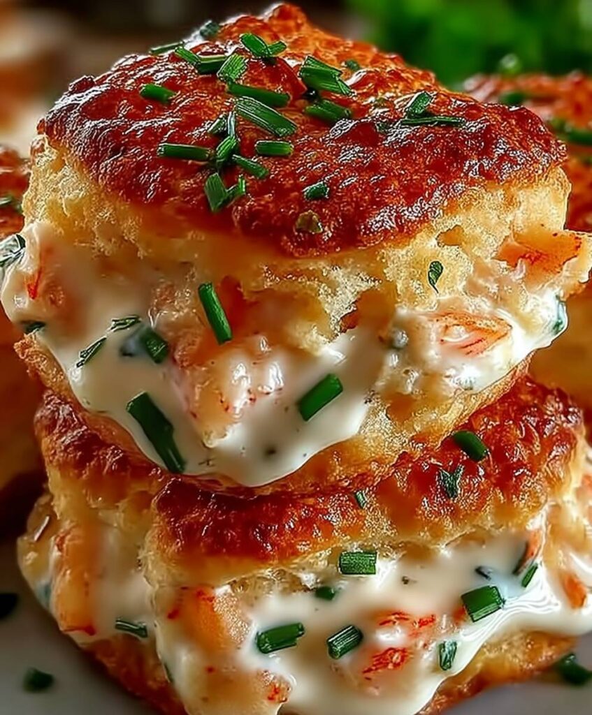 Shrimp Crab Biscuit Melts