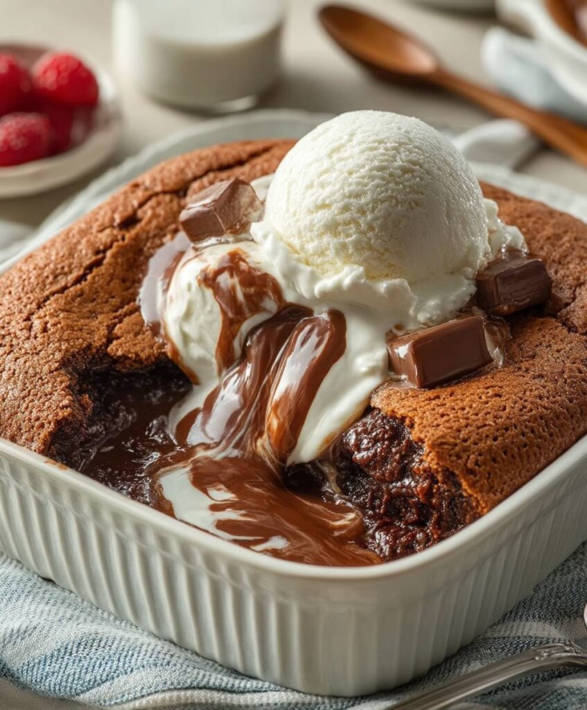 Southern Chocolate Cobbler | Classic Gooey Chocolate Dessert Recipe